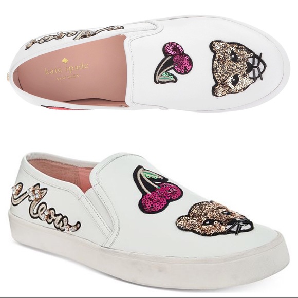 kate spade Shoes - Kate Spade Lizbeth Cat Embellished Sneaker 6.5M